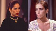 As personagens Ruth e Raquel, da novela "Mulheres de Areia", interpretadas por Glória Pires. - Imagem: Reprodução / Globo