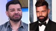 Além de ator, Francisco Ibanaz é coach, apresentador e ex-participante do reality show argentino Cuestion de Peso. - Imagem: reprodução/Youtube e Instagram/Ciudad Magazine e @ricky_martin.