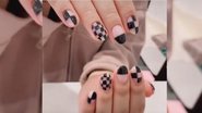 Confira inspirações incríveis de unhas xadrez para aderir a essa trend. - (Reprodução / Instagram)