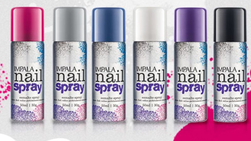 A Impala é uma das marcas que lançou esmaltes em spray. - (Reprodução / Divulgação)