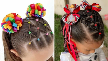 Penteados podem deixar o visual de festa junina ainda mais lindo. - Reprodução / Celia / Adriana Cruz/ Pinterest