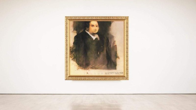 Entenda tudo sobre a arte mais cara - Portrait of Edmond Bellamy, na casa de leilão Christie’s, em Nova Iorque
