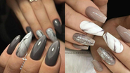 As unhas marmorizadas são lindas e fáceis de reproduzir. - Reprodução / Pinterest