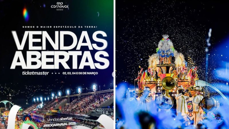 No próximo Carnaval os desfiles do grupo especial serão divididos em 3 dias. - Reprodução / Instagram / David Normando