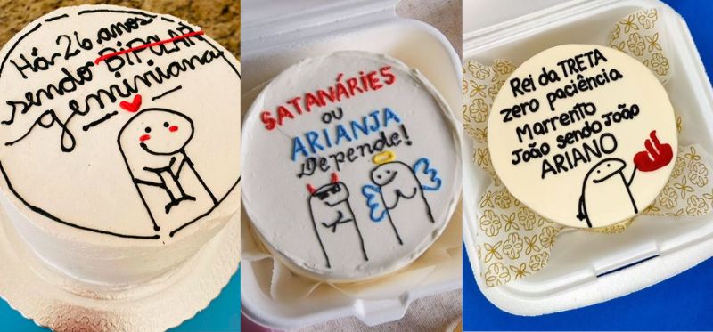 Bento cakes: entenda a febre dos minibolos com frases engraçadas e descubra  onde encomendar em Porto Alegre