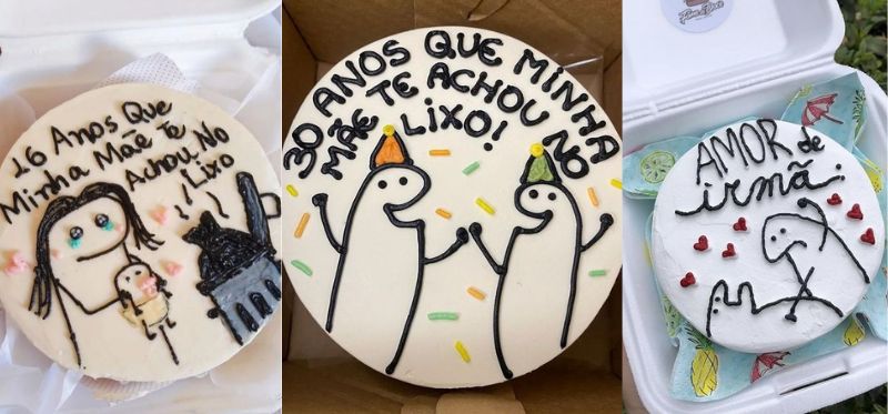 Bento cakes: entenda a febre dos minibolos com frases engraçadas e descubra  onde encomendar em Porto Alegre