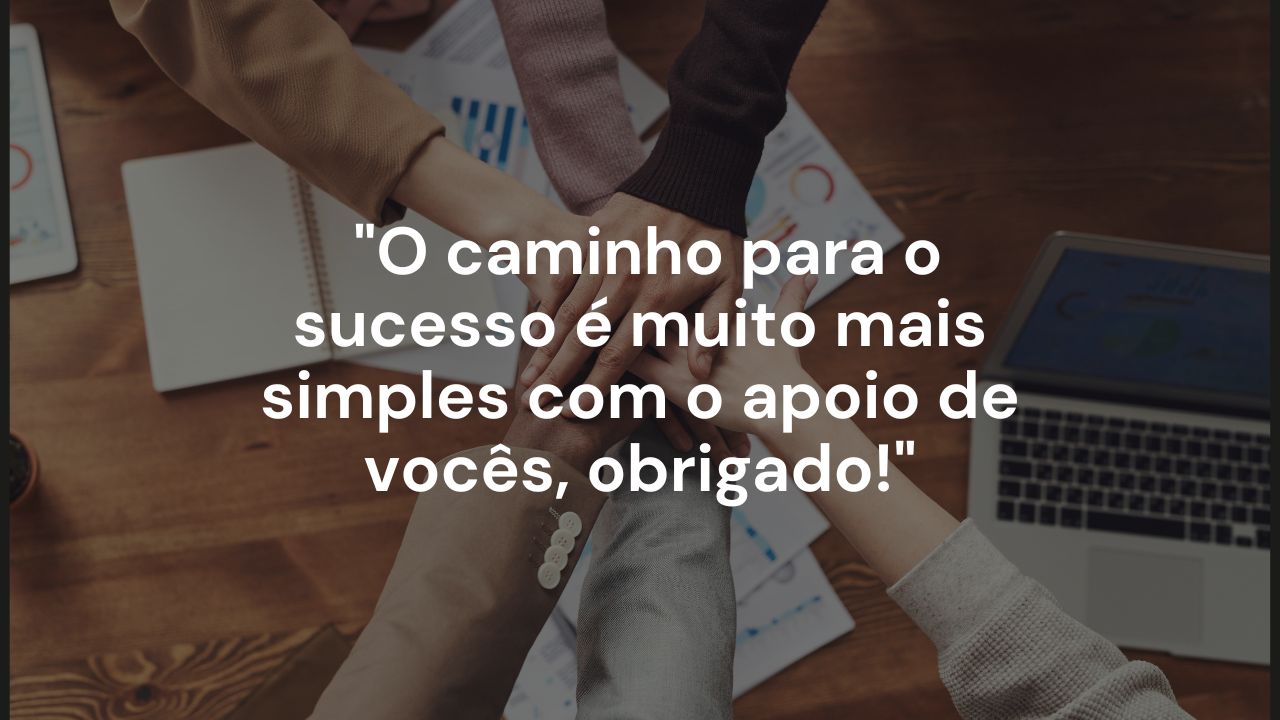 Frase de agradecimento para o Linkedin