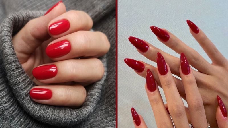 esmalte vermelho clássico